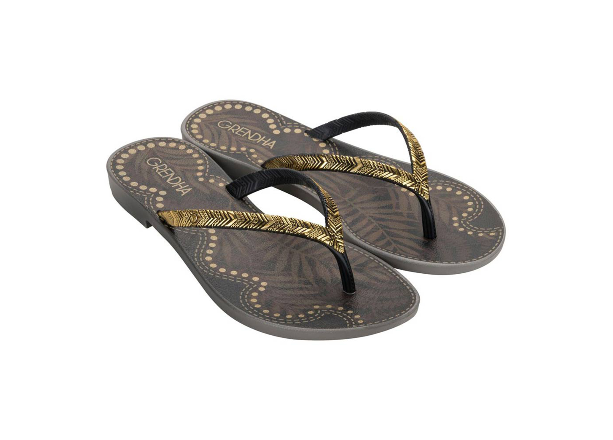 Chinelo Feminino Grendha Amor Em Flor - modelo do par